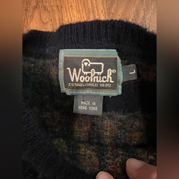 Woolrich Mens Sweater large Crew Neck - Picture 3 of 3